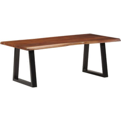 Vidaxl - Tavolino Miele 110x55x40 cm in Legno Massello di Acacia 77860