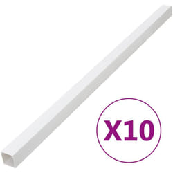 vidaXL Canalina per Cavi 40x40 mm 10 m in PVC
