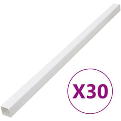vidaXL Canalina per Cavi 50x25 mm 30 m in PVC