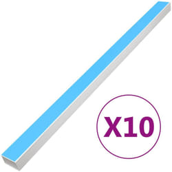 Vidaxl - Canalina per Cavi Autoadesiva 150x50 mm 10 m in pvc 38334