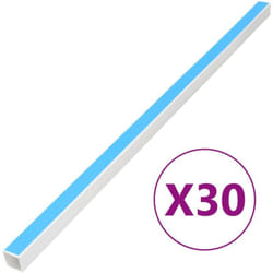 Vidaxl - Canalina per Cavi Autoadesiva 15x10 mm 30 m in pvc 23963