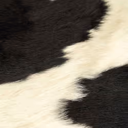 Tappeto in Vera Pelle Bovina Nero e Bianco 180x220 cmcod mxl 134331 - Vista aggiuntiva 3