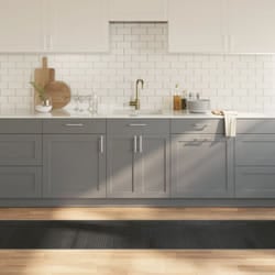 Vidaxl - Tappeto Rettangolare Grigio 60x400 cm in Bambù 59451