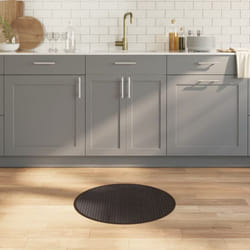 Vidaxl - Tappeto Rotondo Marrone Scuro 60 cm in Bambù