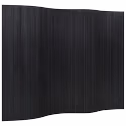 vidaXL Divisorio Ambienti Nero 165x250 cm in Bambù - Vista aggiuntiva 2