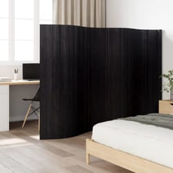 Divisorio Ambienti Nero 165x400 cm in Bambù Vidaxl 345064