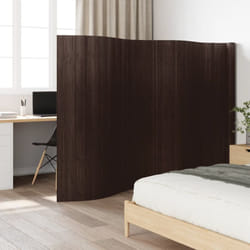 Divisorio Ambienti Marrone Scuro 165x600 cm in Bambù Vidaxl 820549