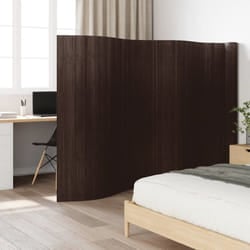 Divisorio Ambienti Marrone Scuro 165x800 cm in Bambù Vidaxl 720361