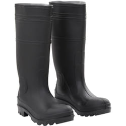 Stivali da Pioggia Neri Misura 40 in pvc Vidaxl 32939
