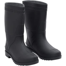 Stivali da Pioggia Neri Misura 41 in pvc Vidaxl 57776