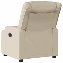 Poltrona Reclinabile Crema in Similpellecod mxl 108178 - Vista aggiuntiva 3