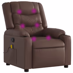 VidaXL 374125, Ecopelle, Marrone, Schiuma, 110 kg, 770 mm, 930 mm