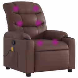 VidaXL 374142, Ecopelle, Marrone, Schiuma, 110 kg, 755 mm, 930 mm