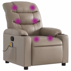 VidaXL 374146, Ecopelle, Cappuccino, Schiuma, 110 kg, 755 mm, 930 mm