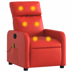VidaXL 374195, Ecopelle, Rosso, Schiuma, 110 kg, 50 cm, 55,5 cm