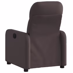 Poltrona Reclinabile Marrone Scuro in Tessutocod mxl 132106 - Vista aggiuntiva 3