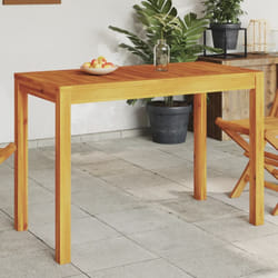 Tavolo da Pranzo da Giardino 110x55x75 cm Legno Massello Acacia - Vidaxl