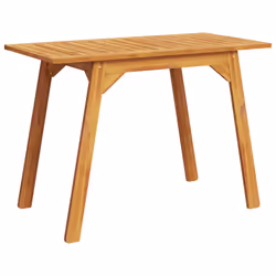Tavolo da Pranzo da Giardino 110x56x75 cm Legno Massello Acaciacod mxl 114075 - Vista aggiuntiva 2