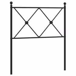 VidaXL 376528, Nero, Acciaio, 75 cm, 800 mm, 90,5 cm, 30 mm