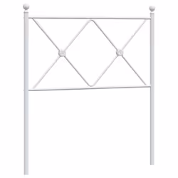 VidaXL 376578, Bianco, Acciaio, 80 cm, 850 mm, 90,5 cm, 30 mm