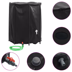 Serbatoio Acqua con Rubinetto Pieghevole 1250 L in PVCcod mxl 115003 - Vista aggiuntiva 2