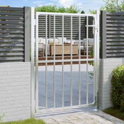 Vidaxl - Cancello da Giardino 100x150 cm in Acciaio Inossidabile 30298