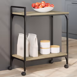 Create un tocco distintivo e vintage e aggiungete un ulteriore spazio di conservazione nella vostra cucina con questo carrell ...