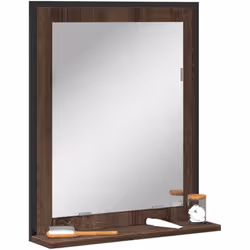 Questo specchio da bagno con il ripiano è un'ottima aggiunta al vostro bagno, conferendo un aspetto ordinato e suggestivo! Ma ...