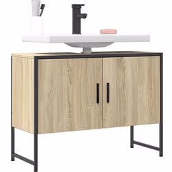 Questo mobile lavabo per il bagno è un'ottima aggiunta al vostro bagno, conferendo un aspetto ordinato e suggestivo! Struttur ...