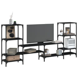 Mobile Porta TV Nero 206,5x28,5x95 cm in Legno Multistratocod mxl 114721