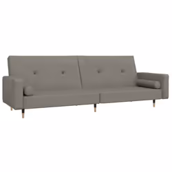 VidaXL 375749, Grigio, Schiuma, Metallo, Poliestere, Legno, 2200 mm, 1000 mm, 520 mm