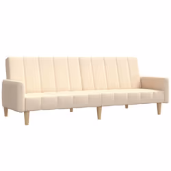VidaXL 375761, Crema, Schiuma, Plastica, Poliestere, Legno, 2200 mm, 1000 mm, 520 mm