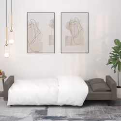 VidaXL 375817 divano Grigio