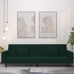 VidaXL 375818 divano Verde