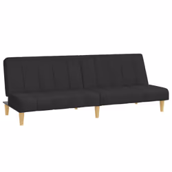 Divano Letto a 2 Posti Nero in Tessutocod mxl 111504 - Vista aggiuntiva 2