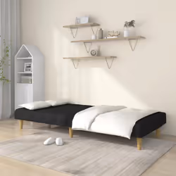 Divano Letto a 2 Posti Nero in Tessutocod mxl 111504 - Vista aggiuntiva 3