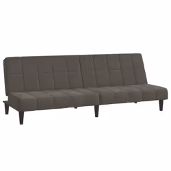 Divano Letto a 2 Posti Grigio Scuro in Vellutocod mxl 111506 - Vista aggiuntiva 2