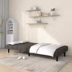 Divano Letto a 2 Posti Grigio Scuro in Vellutocod mxl 111506 - Vista aggiuntiva 3