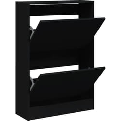 Vidaxl - Scarpiera Nera 60x21x87,5 cm in Legno Multistrato Nero