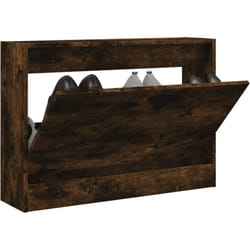 Scarpiera Rovere Fumo 80x21x57 cm in Legno Multistrato Vidaxl Marrone