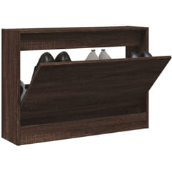 Scarpiera Rovere Marrone 80x21x57 cm in Legno Multistrato Vidaxl Marrone