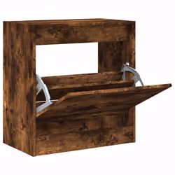 Scarpiera Rovere Fumo 60x34x63,5 cm in Legno Multistratocod mxl 110799 - Vista aggiuntiva 2