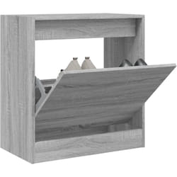 Scarpiera Grigio Sonoma 60x34x63,5 cm in Legno Multistrato Vidaxl Grigio