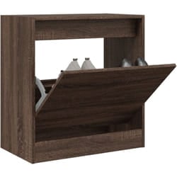 vidaXL Scarpiera Rovere Marrone 60x34x63,5 cm in Legno Multistrato