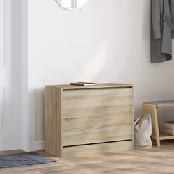 Scarpiera Rovere Sonoma 80x34x63 cm in Legno Multistratocod mxl 110802 - Vista aggiuntiva 3