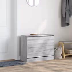 Scarpiera Grigio Sonoma 80x34x63 cm in Legno Multistratocod mxl 134797 - Vista aggiuntiva 3