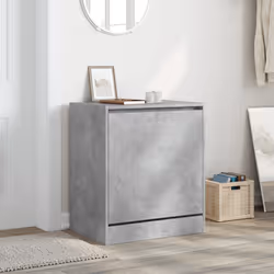 Scarpiera Grigio Cemento 60x42x69 cm in Legno Multistratocod mxl 86821 - Vista aggiuntiva 3