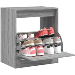 Scarpiera Grigio Sonoma 60x42x69 cm in Legno Multistrato Vidaxl Grigio