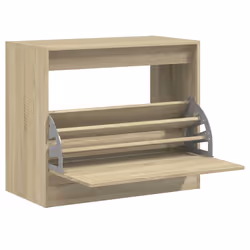 Scarpiera Rovere Sonoma 80x42x69 cm in Legno Multistratocod mxl 134802 - Vista aggiuntiva 2