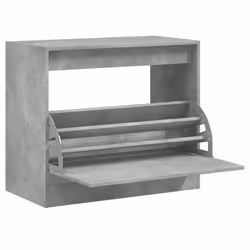 Scarpiera Grigio Cemento 80x42x69 cm in Legno Multistratocod mxl 110805 - Vista aggiuntiva 2